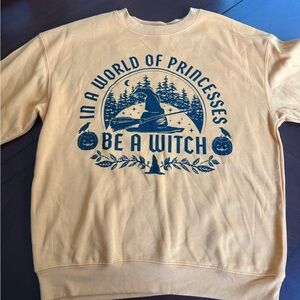 Yellow Graphic woman Sweater